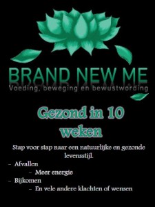 flyer gezond in 10 weken voorkant